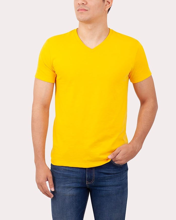 Camisetas Cuello V Slim Fit