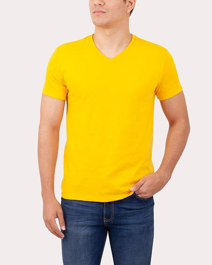 Camisetas Cuello V Slim Fit