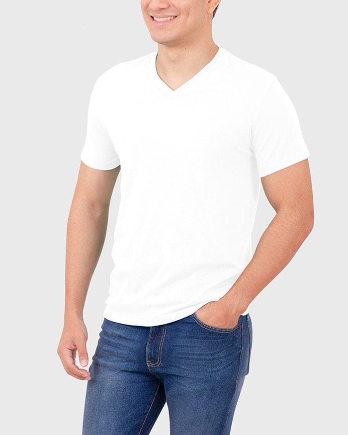 Camisetas Cuello V Slim Fit